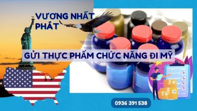 Gửi thực phẩm chức năng đi mỹ